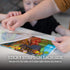 Klean Kids Disposable Placemats for Baby, 40 Pack Sticky Toddler Placemat for Restaurants, Fun Design for Dining