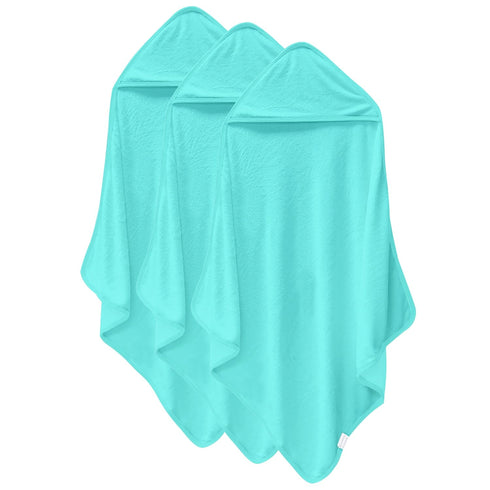 Cosy Family 3 Pack Baby Hooded Towels, Rayon Made from Bamboo, Soft Unisex Bath