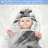 WELLDAY 30x30 Inch Highland Cow Baby Towel Ultra Soft Hooded Towels for Babies - Ultra Absorbent Cotton Bath Towels