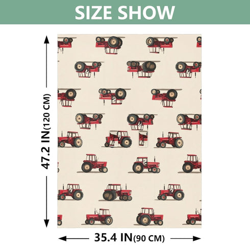 Mazeann Red Farm Tractor Pattern Car Seat Cover Baby Breathable Soft Infant Carseat Covers Canopies Babies Carrier