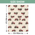 Mazeann Red Farm Tractor Pattern Car Seat Cover Baby Breathable Soft Infant Carseat Covers Canopies Babies Carrier