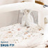 3 Pack, GRSSDER Stretchy Ultra Soft Fitted Bassinet Sheets Universal Fit for Baby Cradle Moses Basket Oval Rectangle