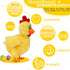 Electric Chicken Stuffed Animal Toy | Dancing Chicken Plush Toy with Sound and Music