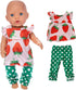 5 Sets 14-18 Inch 43cm 15 Inch Ecore Fun Baby Doll Clothes and Headbands Outfits Pjs Baby Doll Accessories for New Born