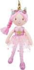 June Garden 16" Unicorn Doll Anya - Pink Hair Plush Rag Doll