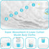 20'' 10'' Pack 6,Baby 6-layer FOOK FISH Muslin Burp Cloths Cotton Burping Cloth X of Spit Up Cloths