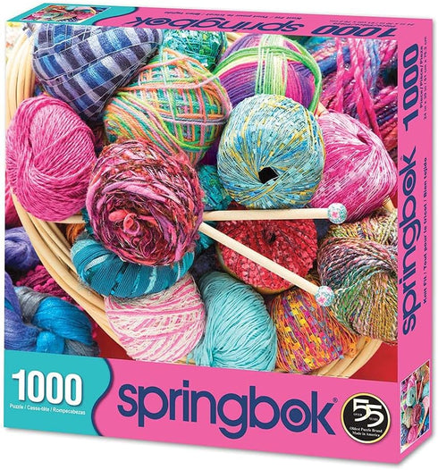 Springbok's 1000 Piece Jigsaw Puzzle Knit Fit - Made in USA, 24" x 30"