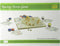 Racing Horse Family Game Wood Board with 100 Gaming Chips, Playing Cards, and Two Dice