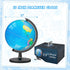 Voxelure 13" Globe for Children & Adults, Interactive World Globe for Kids with Stable Heavy Metal Base, HD Waterproof