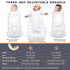 100% 3-Way 1.0 0-3 Swaddle-Blanket Baby Girl & Boy Swaddles Newborn Infant Transition Cotton Wrap Blankets, Adjustable