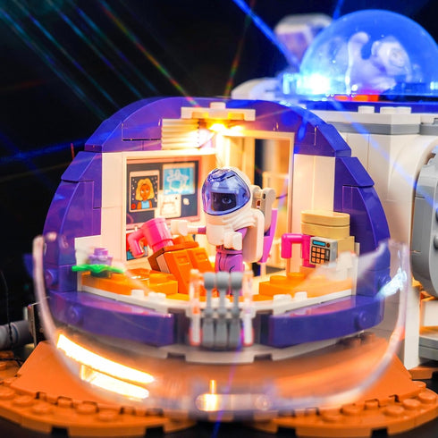 VONADO LED Light Kit for Lego Mars Space Base and Rocket 42605, Creative Lighting Set Accessories
