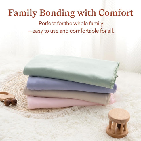4-Pack 47"x47" Premium Swaddle Blankets for Babies-Soft Lightweight Receiving Blanket, for Swaddling, Newborn