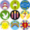 HE Lives Easter Religious Stickers, 200PCS Per Roll for VBS Education