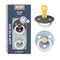 BIBS Colour Glow Soother 2-Pack, Glow in The Dark BPA Free Dummy