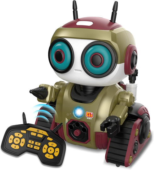 BYTEWAR Robot Toy for Kids, Rechargeable Remote Control Robot, Intelligent Programming Function,