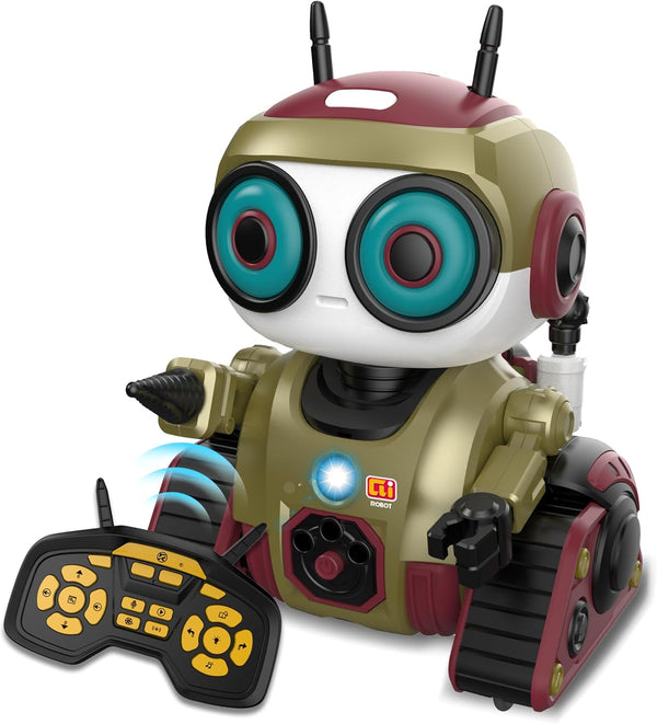 BYTEWAR Robot Toy for Kids, Rechargeable Remote Control Robot, Intelligent Programming Function,