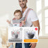 6- in-1 (7-45 lbs) KIYUMI Baby Carrier with Hip Seat, Ergonomic M Position, Newborn to Toddler, Head Support