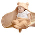 XMWEALTHY Cute Newborn Baby Boys Girls Plush Swaddle Blankets - Brown Color