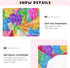 Gummy 52x28in Baby Crib Sheet Colorful Sweet Jelly Bears Crib Mattress for Boys and Girls Candies Playard Sheet Soft