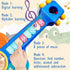 SailStart 1-2 12-18-24 Toddlers Guitar Musical Toys for Year Old Boy/Girl, Multiple Modes with Piano Keys, Animal