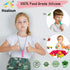 Chewy Necklaces for Sensory Kids, Building Block Chew Necklace Bundle for Boys and Girls with Chewing, Teething, Biting, ADHD, Autism, Silicone Oral Motor Chewy Teether Fidget Toys for Adults 5 Pack