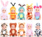 Vueos 10 Pcs 4 Inch Mini Baby Dolls Playset Lifelike Realistic Baby Dolls