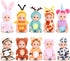 Vueos 10 Pcs 4 Inch Mini Baby Dolls Playset Lifelike Realistic Baby Dolls