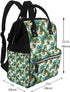 TZTTZT Backpack, Mommy Hawaii Small Island Print Diaper Bag Toddler Baby Girl Boy Diaper Bag for Mom Dad, Bags Travel