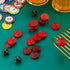 24 1.06 Inch Backgammon(Brown Sumind Pieces Wooden Checkers Wood Checkers Pieces Stackable with Drawstring Storage Bag