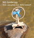 STEM 4 Set Solar Motor Kit - Wooden Model Electric Car Science Experiment Projects for Kids