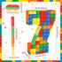 Lemicin 7 7th 16 10.6 3 Number Pinata Building Blocks with Pinata Stick Blindfold Birthday Party Decorations Happy