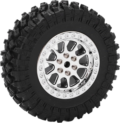 RC Car Tires Wheel, Antislip Shock Absorption, 4PCS for MN D90 D91 D96 D99 and WPL B14 B24