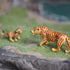 Gemini&Genius Leopard Toys for Kids, Safari Animal Cheetah Family Playset Figures, Wildlife Models for Birthday Gifts