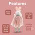 16 inches, Stephen Joseph, Stuffed Animal Toy Large Super Soft Plush Doll, Toys for Baby, Toddler, Kids, Bella Bunny