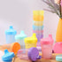 24 Pack 6.7 Oz. 1-3, 6 Mifoci Sippy Cups without Stopper for Toddlers Non-Spill Training Cups with Lids for Infant