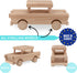 Wooden Car Trabant - DIY Toy Car for Kids & Adults, Handmade Wooden Toys for Preschool Learning Activities