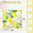 Nander 3Pack Baby Muslin Washcloths,Yellow Lemons Soft Face Cloths for Newborn, Absorbent Bath Wash Cloths, Wipes, Burp