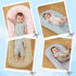 Lucakuins 0-24 Infant Support Cushion, Months Newborn Baby Support Cushion with Cover, Portable Playing Time Mat