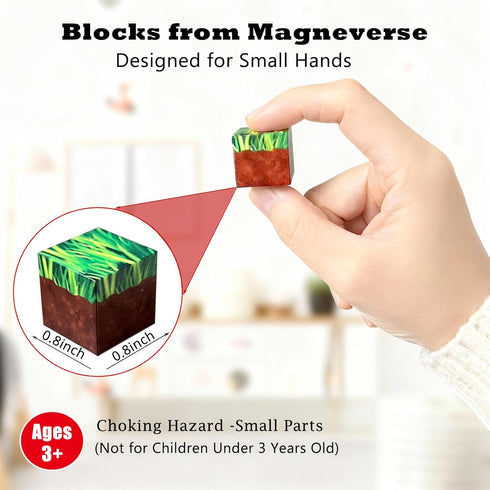 NYASFCH 100 3D 3+ PCS Magnetic Building Blocks,Magnet Toys for Kids, Magnetic Blocks Cubes, Stacking Magnets, School