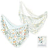 GRSSDER Baby Blankets Super Soft Stretchy Jersey Knit Swaddle Blanket 2 Pack