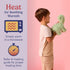 warmies Microwavable & Weighted Stuffed Animals, Green Long Neck Dinosaur - Heated Stuffed Animal Plushie for Warmth