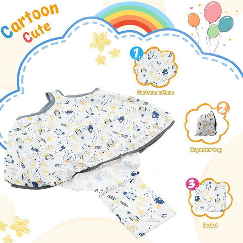 Generic Infant Seat Shield - Kids Trolley Cushion, Dining Booster Wrap | Padded Slip-On Carrier, Lightweight Travel
