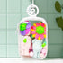 Clear Figure Display Bag with Keychain, Portable Small Doll Storage Bag with Zipper Closure for Collectibles