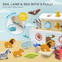 Set, 2-4 bpmfkid Noah's Ark Wooden Toy Educational Wooden Animal Toys for Toddlers, Montessori Shape Sorter Educational