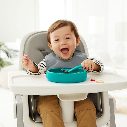 OXO Tot Silicone Plate, Teal