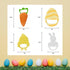 Easter Teething Toys for Babies,Soft Silicone Baby Easter Chew Toy,My First Easter Teether for Toddlers Basket Stuffers Gifts
