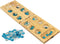 Wooden Mancala Board Game Set - Portable and Educational Two-Player Strategy Game for Family Fun