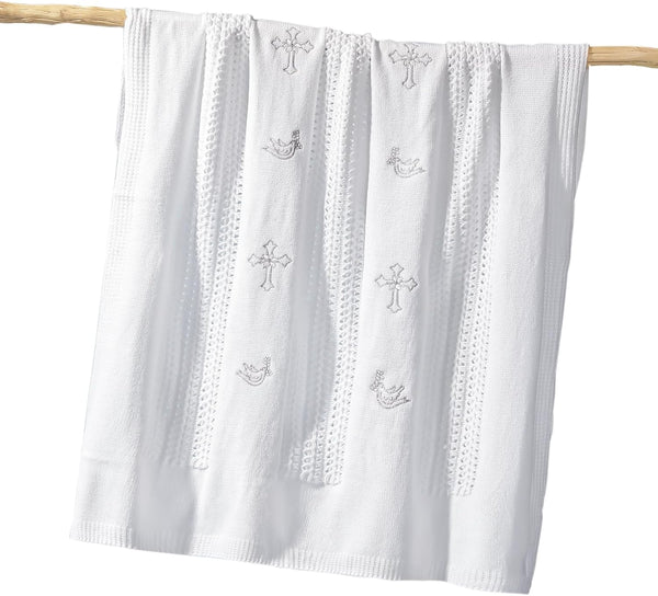 Booulfi Nursery Blankets Baby Blankets for Boys Girls Baby Receiving Blankets Cross