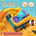 Lehoo Castle Remote Control Car for Toddlers, Rechargeable Construction Toys, RC Excavator Toys for Boys 3-5 Year Old, Toys for 1 2 3 Year Old Boys