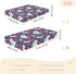 KICPOAY 4th 52x28 of July Independence Day Chicken Toddler Bed Crib Sheets Baby Crib Sheets Cover for Soft Mini Crib
